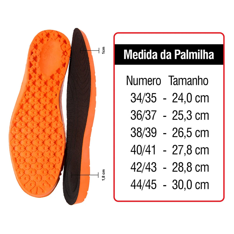 Palmilha PalmConfort - Gel / Silicone